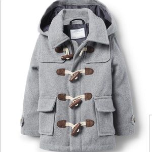 Boys Coat ; WOOL TOGGLE COAT
